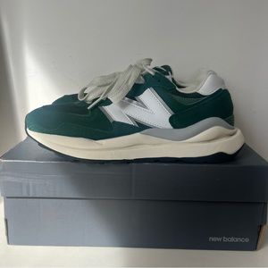 New Balance Womens 8, 57/40 'Green Moonbeam' worn once with box